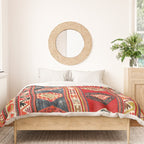 West Anatolian  Antique Turkish Kilim Print Duvet Cover Gallery Image 3