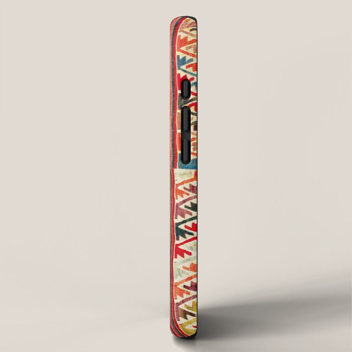 West Anatolian  Antique Turkish Kilim Print iPhone Case Gallery Image 2