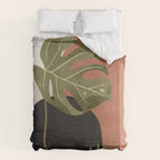Tropical Leaf- Abstract Art 7 Duvet Cover Gallery Image 6