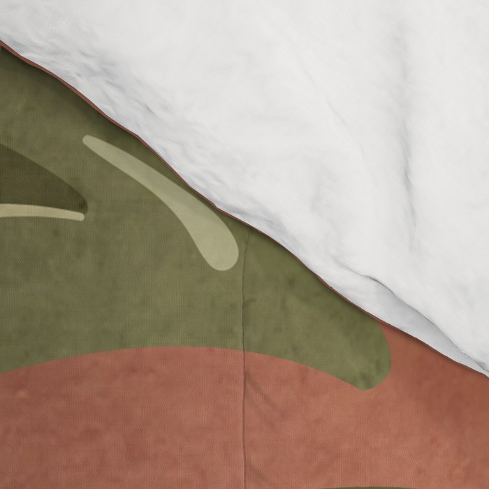 Tropical Leaf- Abstract Art 7 Comforter Gallery Image 4