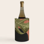 Tropical Leaf- Abstract Art 7 Wine Chiller Gallery Image 1