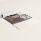 John Wayne - The Duke - Watercolor Yoga Mat Gallery Image 2