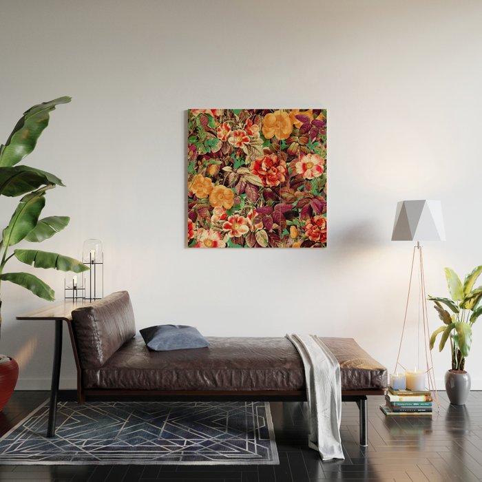 Vintage Exotic Forest Wood Wall Art Gallery Image 2