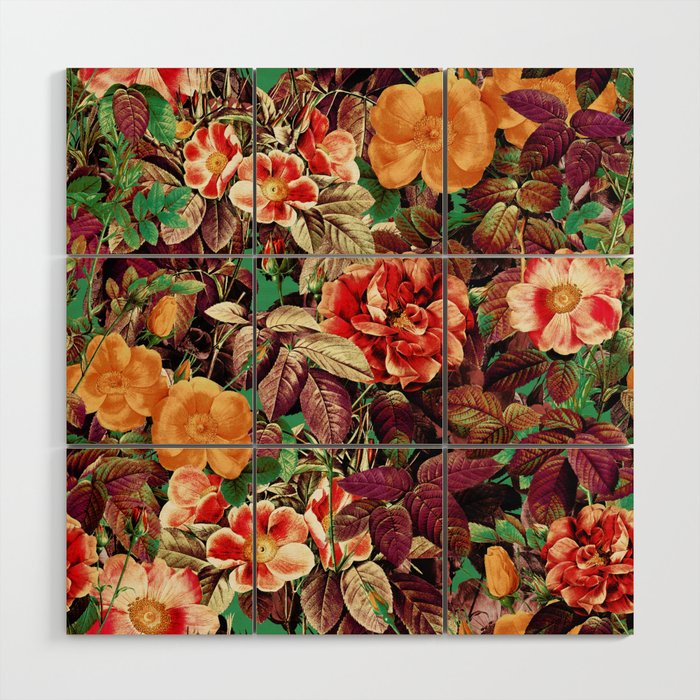 Vintage Exotic Forest Wood Wall Art Gallery Image 1