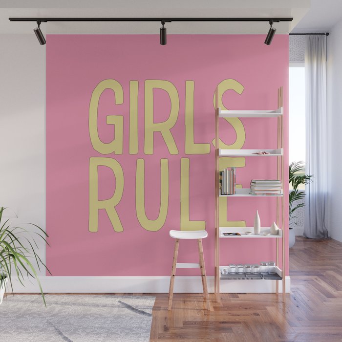 Girls Rule Wall Mural Gallery Image 1