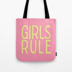 Girls Rule Tote Bag Gallery Image 1
