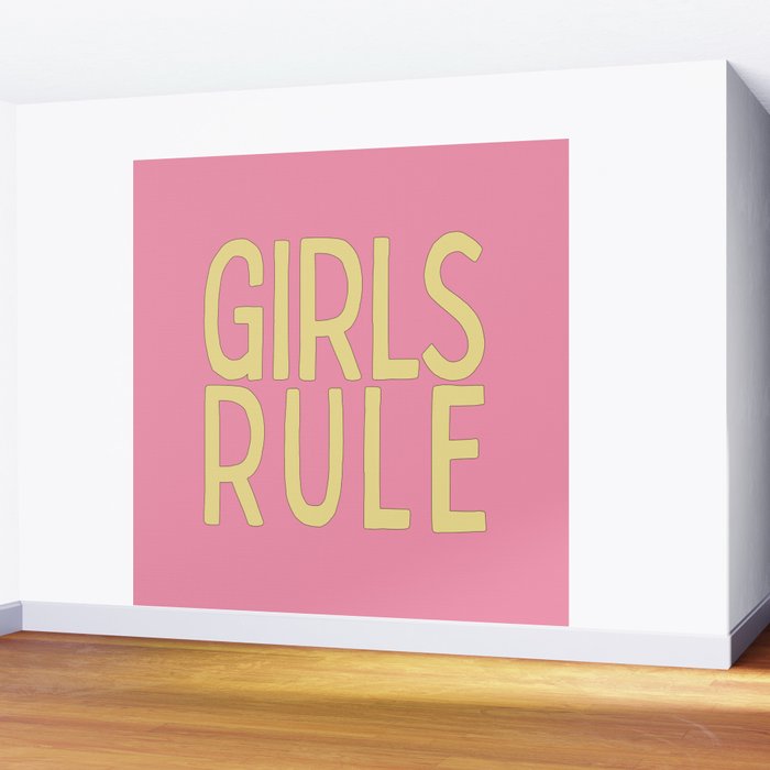 Girls Rule Wall Mural Gallery Image 2