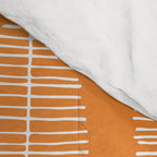 Mid Century Modern Forest Navel Orange Comforter Gallery Image 4