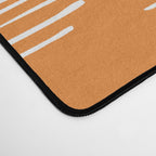 Mid Century Modern Forest Navel Orange Desk Mat Gallery Image 4