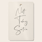 Not Today Satan Cutting Board Gallery Image 1