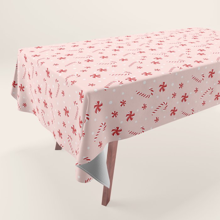Peppermint Christmas Tablecloth Gallery Image 1