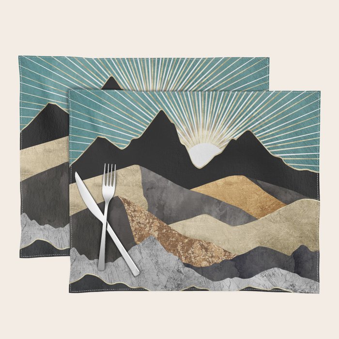 Metallic Daybreak Placemat Gallery Image 1