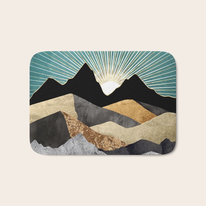 Metallic Daybreak Bath Mat Gallery Image 1