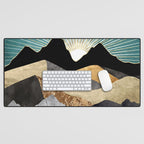 Metallic Daybreak Desk Mat Gallery Image 1