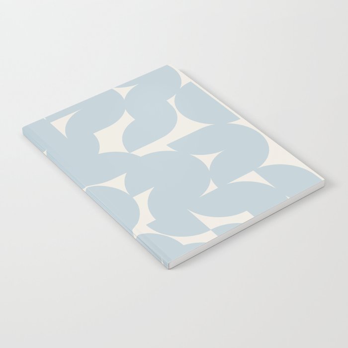 Contemporary Geometric Shapes - Soft Blue Notebook Gallery Image 2