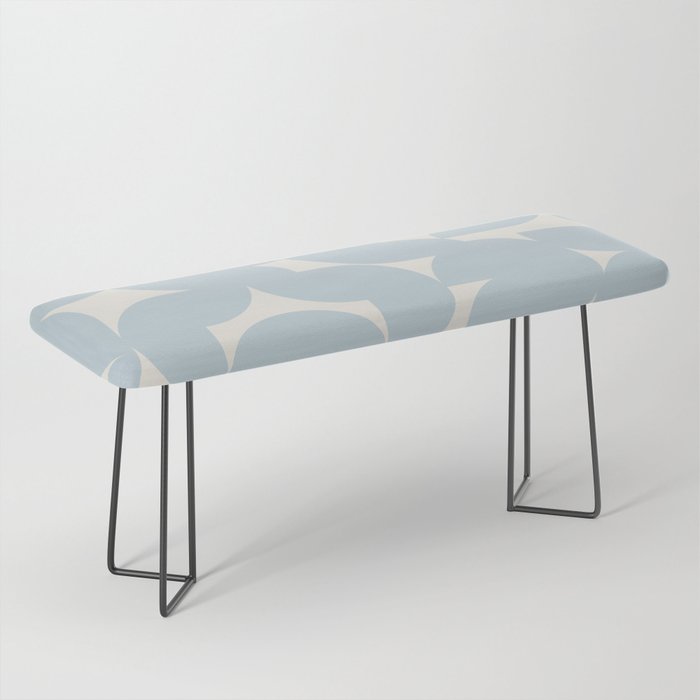 Contemporary Geometric Shapes - Soft Blue Bench Gallery Image 1