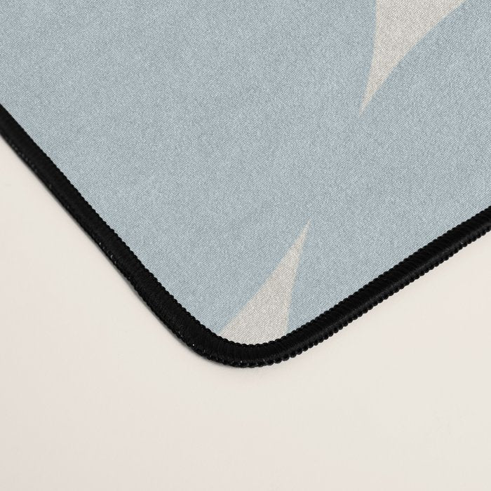 Contemporary Geometric Shapes - Soft Blue Desk Mat Gallery Image 4
