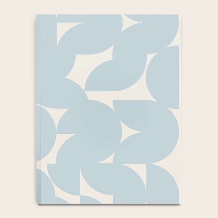 Contemporary Geometric Shapes - Soft Blue Notebook Gallery Image 4