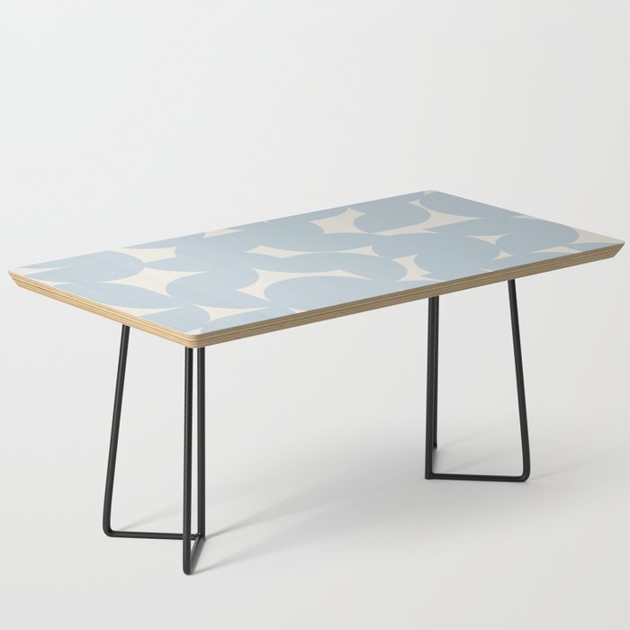 Contemporary Geometric Shapes - Soft Blue Coffee Table Gallery Image 1