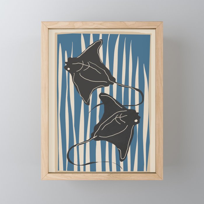 Stingrays 6 Mini Art Print Gallery Image 1