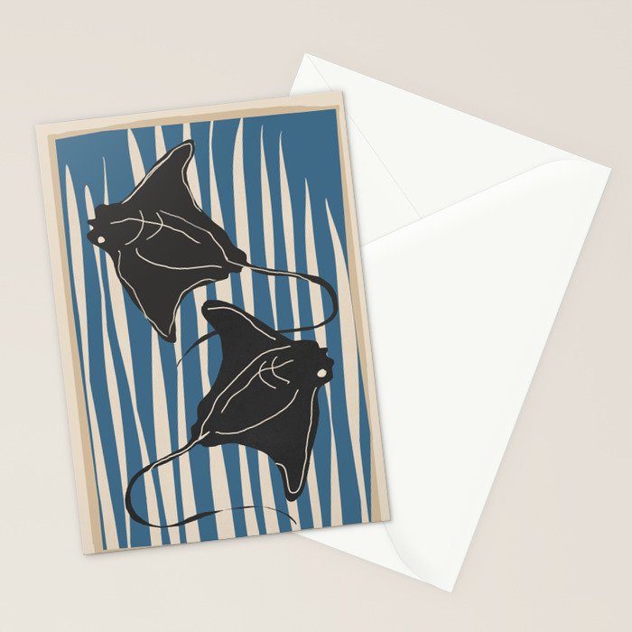 Stingrays 6 Stationery Card Gallery Image 2