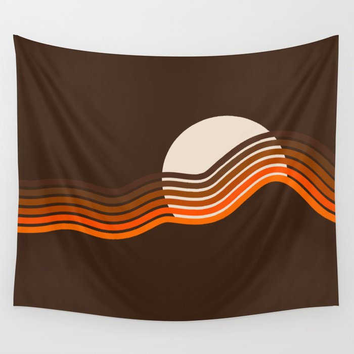 Sundown Stripes Wall Tapestry Gallery Image 1