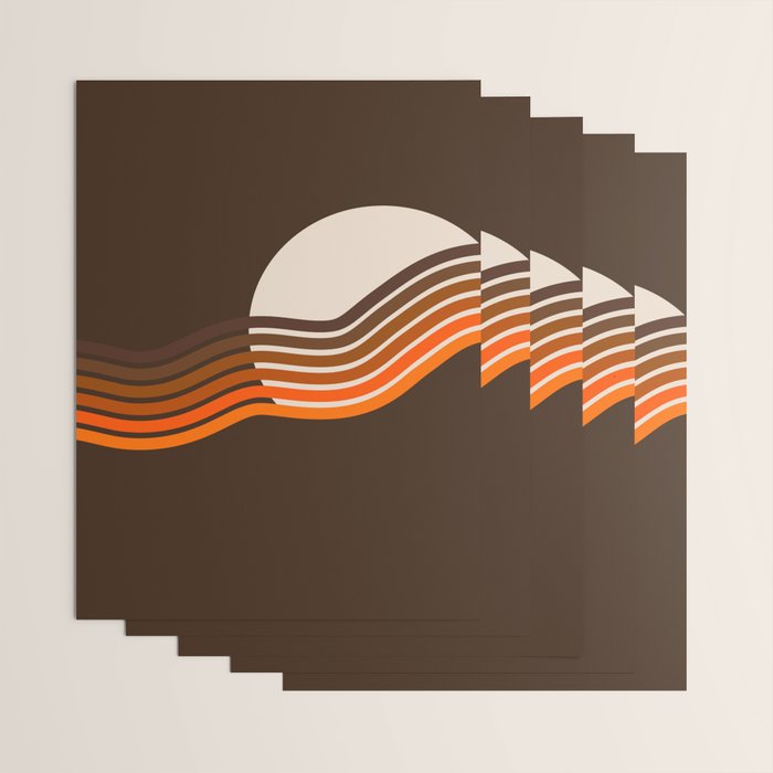 Sundown Stripes Wrapping Paper Gallery Image 3