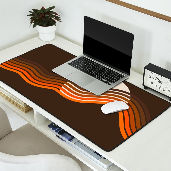 Sundown Stripes Desk Mat Gallery Image 2