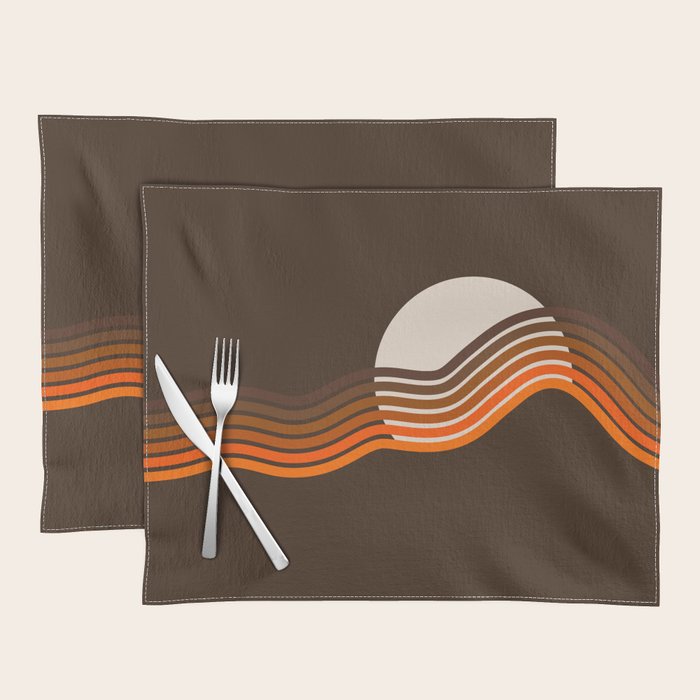 Sundown Stripes Placemat Gallery Image 1