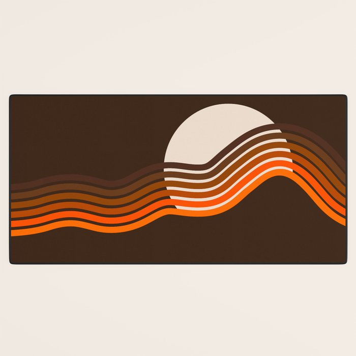 Sundown Stripes Desk Mat Gallery Image 3