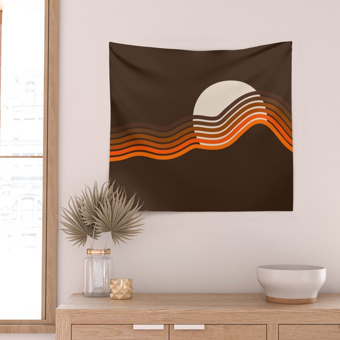 Sundown Stripes Wall Tapestry Gallery Image 2