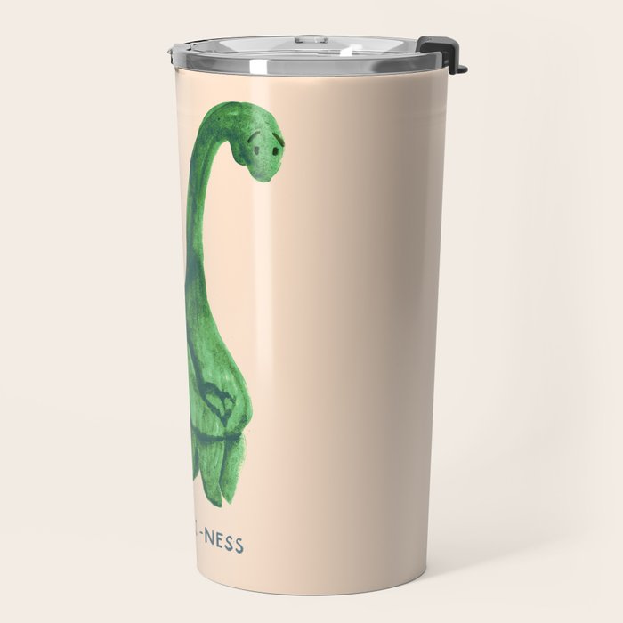 Lonely loch ness monster (loch-li-ness) Travel Mug Gallery Image 2