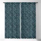 Hypnotized - vintage blue Window Curtain Gallery Image 5