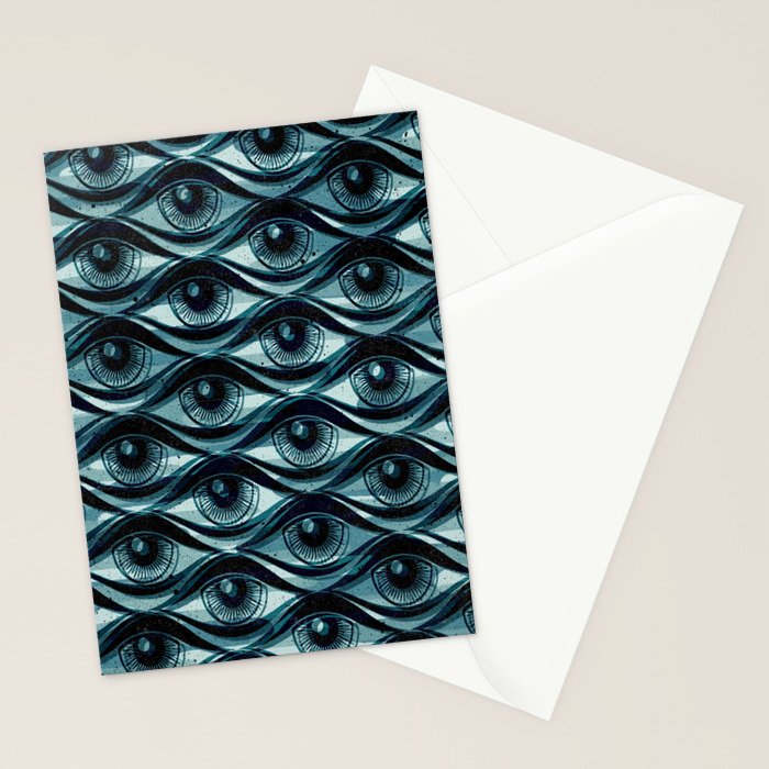 Hypnotized - vintage blue Stationery Card Gallery Image 2