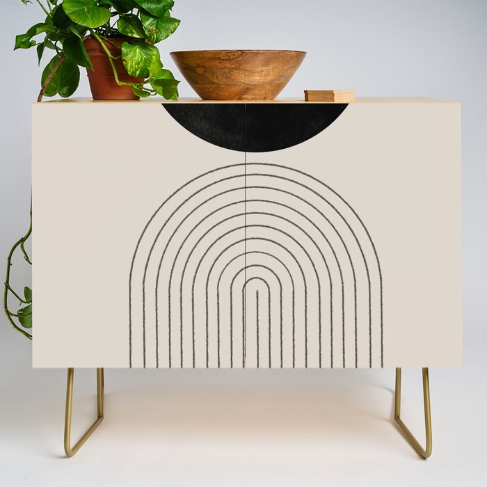 Arch, geometric modern art Credenza Gallery Image 1