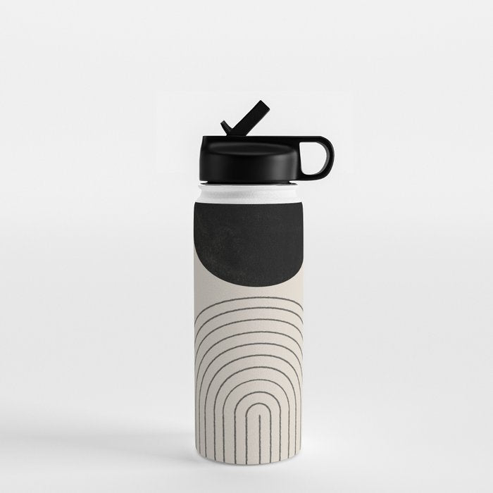 Arch, geometric modern art Water Bottle Gallery Image 1