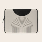 Arch, geometric modern art Laptop Sleeve Gallery Image 1