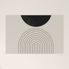 Arch, geometric modern art Welcome Mat Gallery Image 1