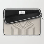 Arch, geometric modern art Laptop Sleeve Gallery Image 2