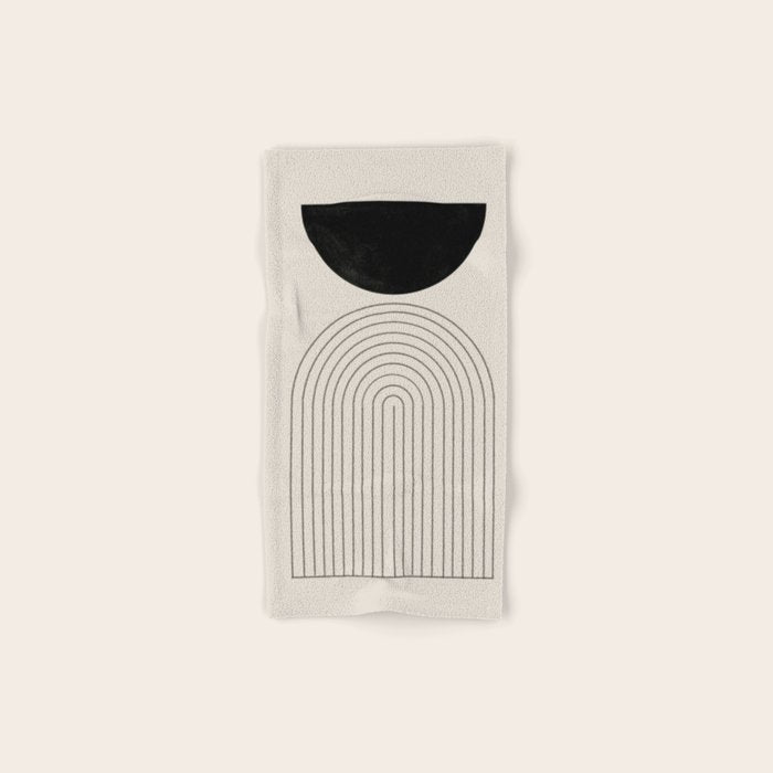 Arch, geometric modern art Bath Towel Gallery Image 1
