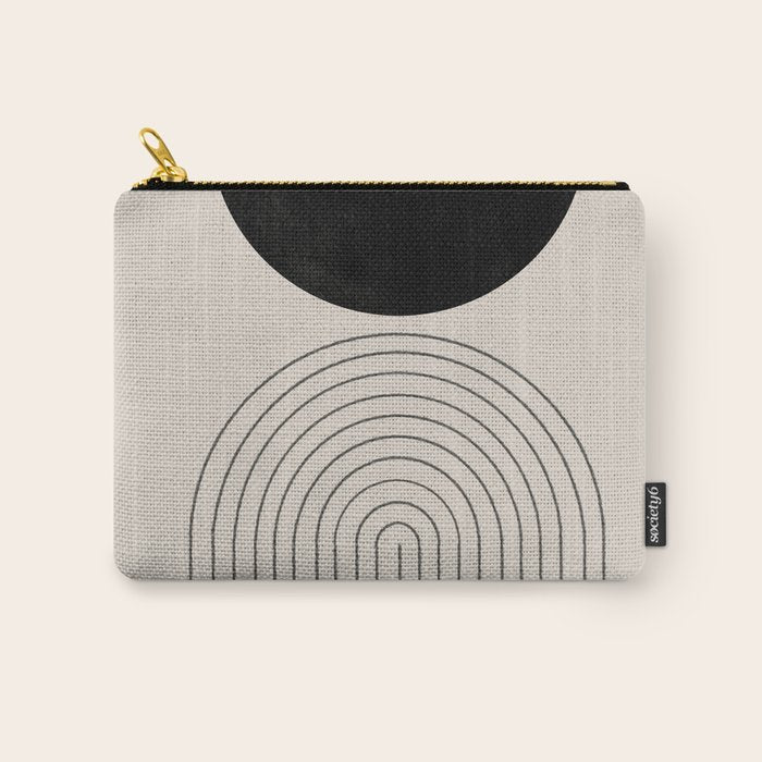 Arch, geometric modern art Carry All Pouch Gallery Image 1