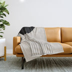 Arch, geometric modern art Throw Blanket Gallery Image 1