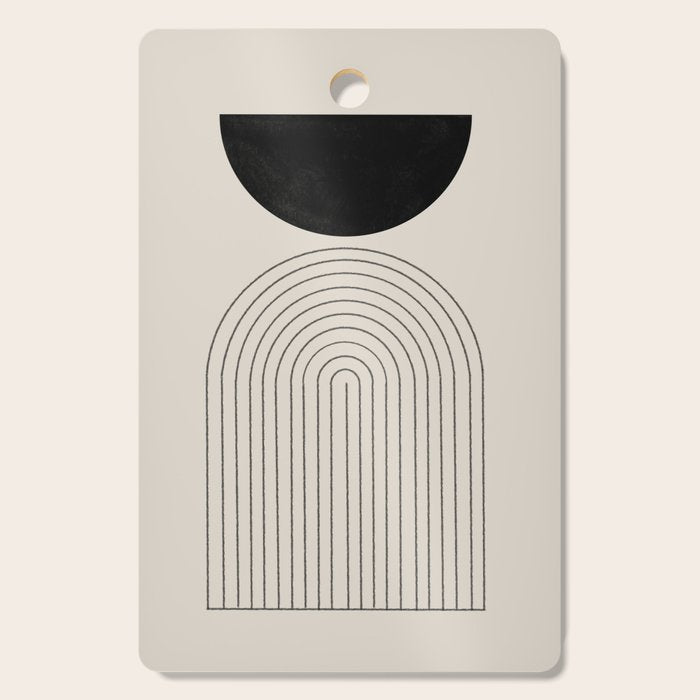 Arch, geometric modern art Cutting Board Gallery Image 1