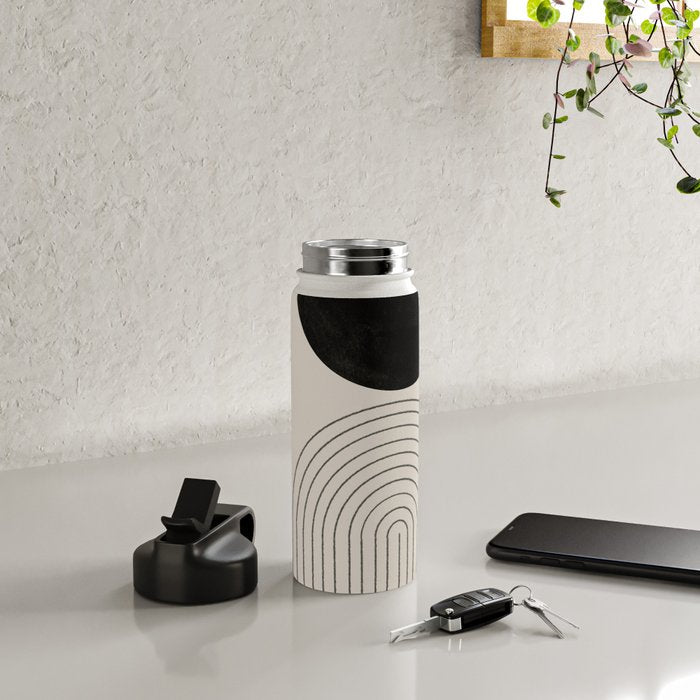 Arch, geometric modern art Water Bottle Gallery Image 4