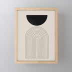 Arch, geometric modern art Mini Art Print Gallery Image 1