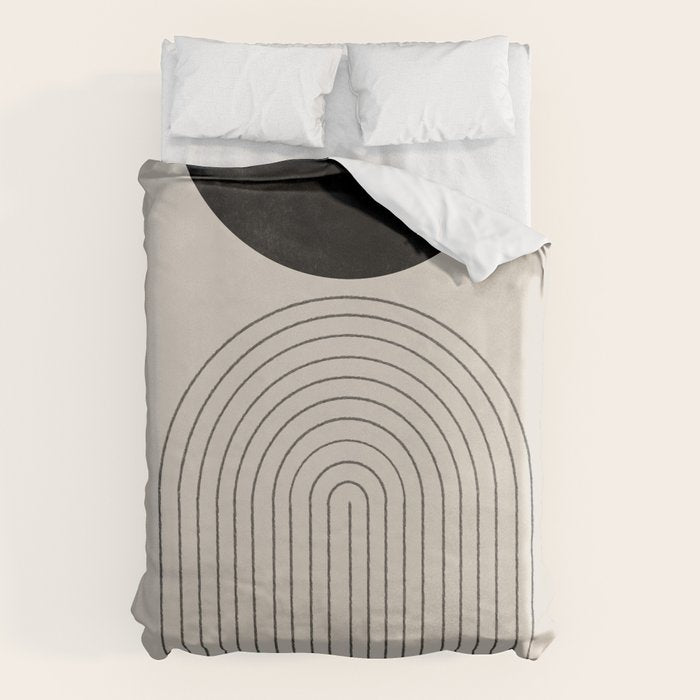 Arch, geometric modern art Duvet Cover Gallery Image 6