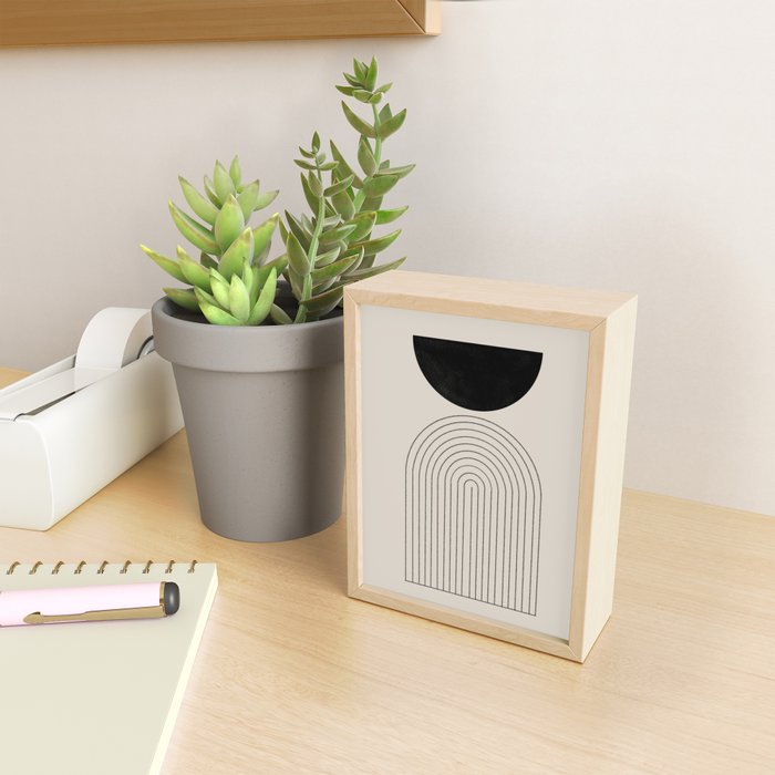 Arch, geometric modern art Mini Art Print Gallery Image 2
