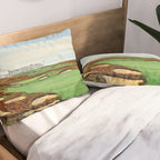 Shinnecock Hills Golf Course With Clubhouse Pillow Sham Gallery Image 2