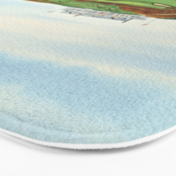Shinnecock Hills Golf Course With Clubhouse Bath Mat Gallery Image 3