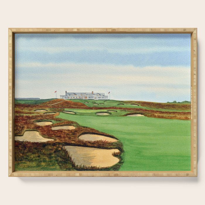 Shinnecock Hills Golf Course With Clubhouse Serving Tray Gallery Image 1